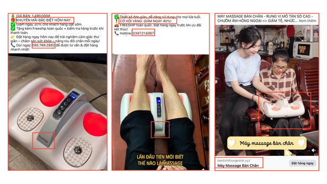 Các Fanpage bán hàng giả sao chép hình ảnh, video của BUMAS.