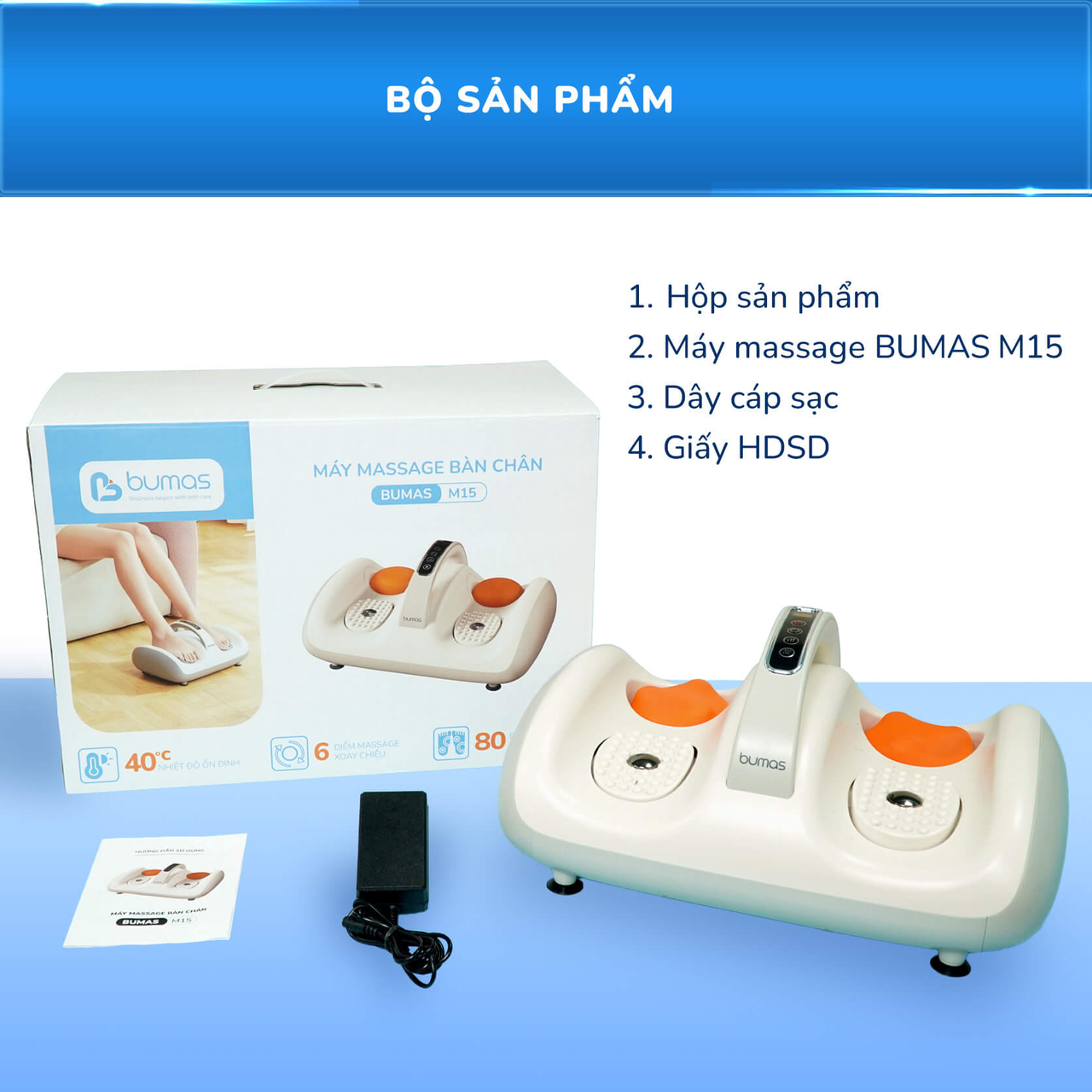 Trọn bộ sản phẩm BUMAS M15