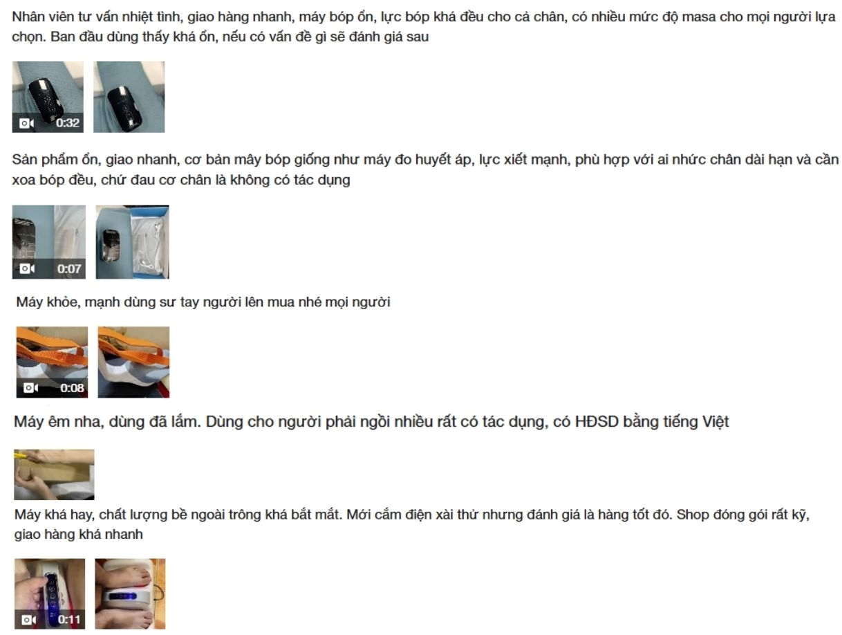 Máy massage BUMAS vinh dự nhận được sự tin tưởng từ hàng vạn quý khách hàng