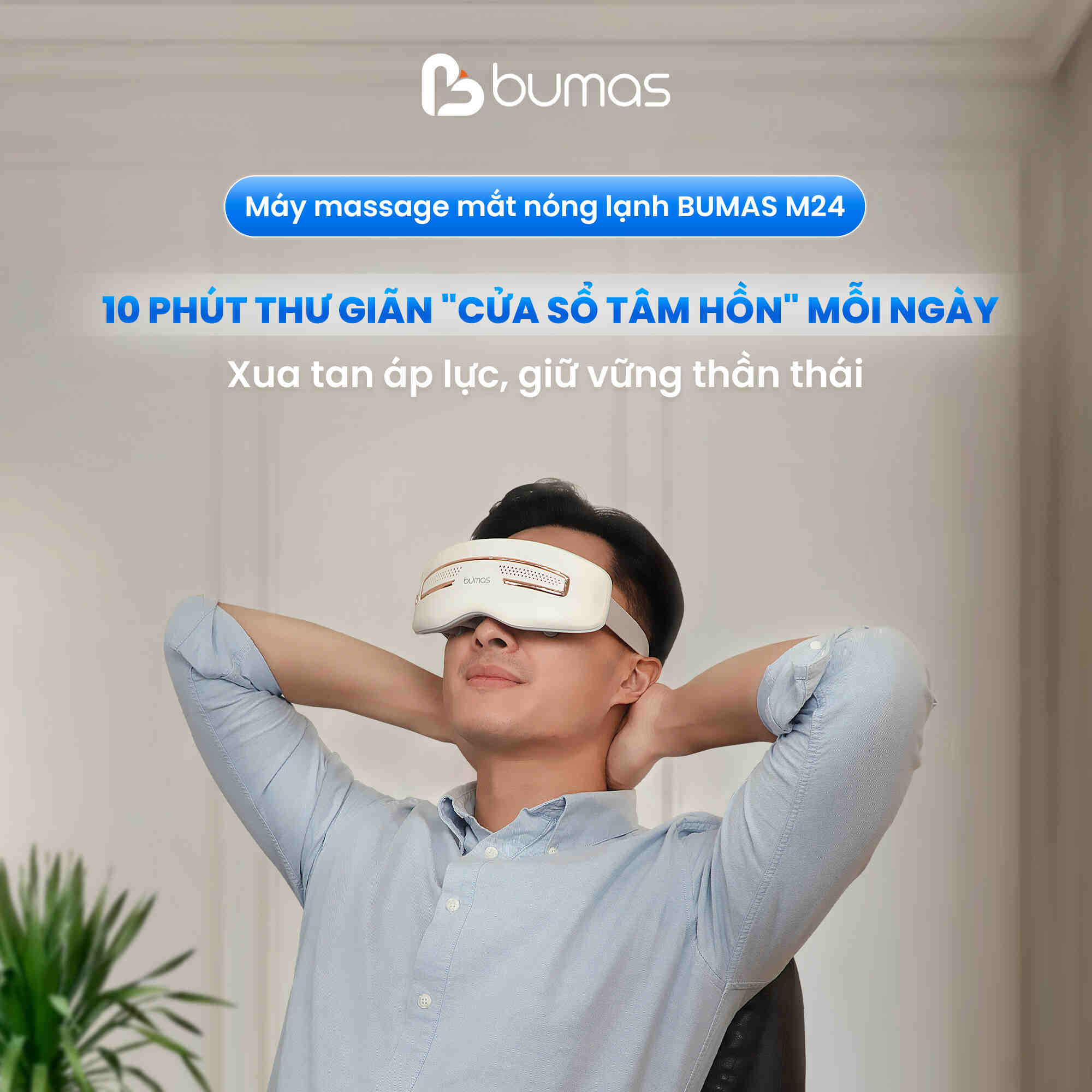 Máy massage mắt BUMAS M24